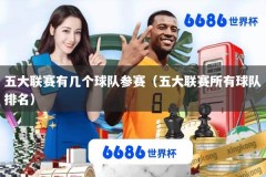 五大联赛有几个球队参赛（五大联赛所有球队排名）