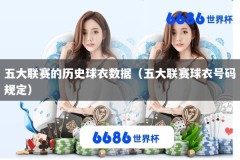 五大联赛的历史球衣数据（五大联赛球衣号码规定）