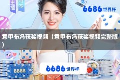 意甲布冯获奖视频（意甲布冯获奖视频完整版）